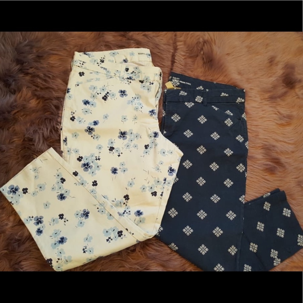 Two ankle length jeans